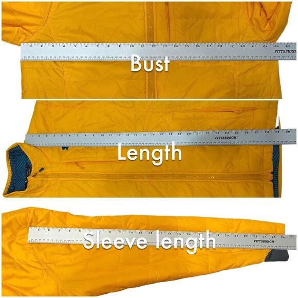 Under Armour Storm1 Yellow Orange Packable, ColdGear Infrared Micro Jacket sz L - Picture 7 of 12